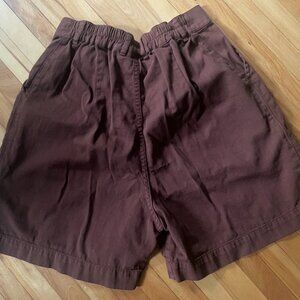 Big Bud Press Trouser Shorts - Warm Brown - XS